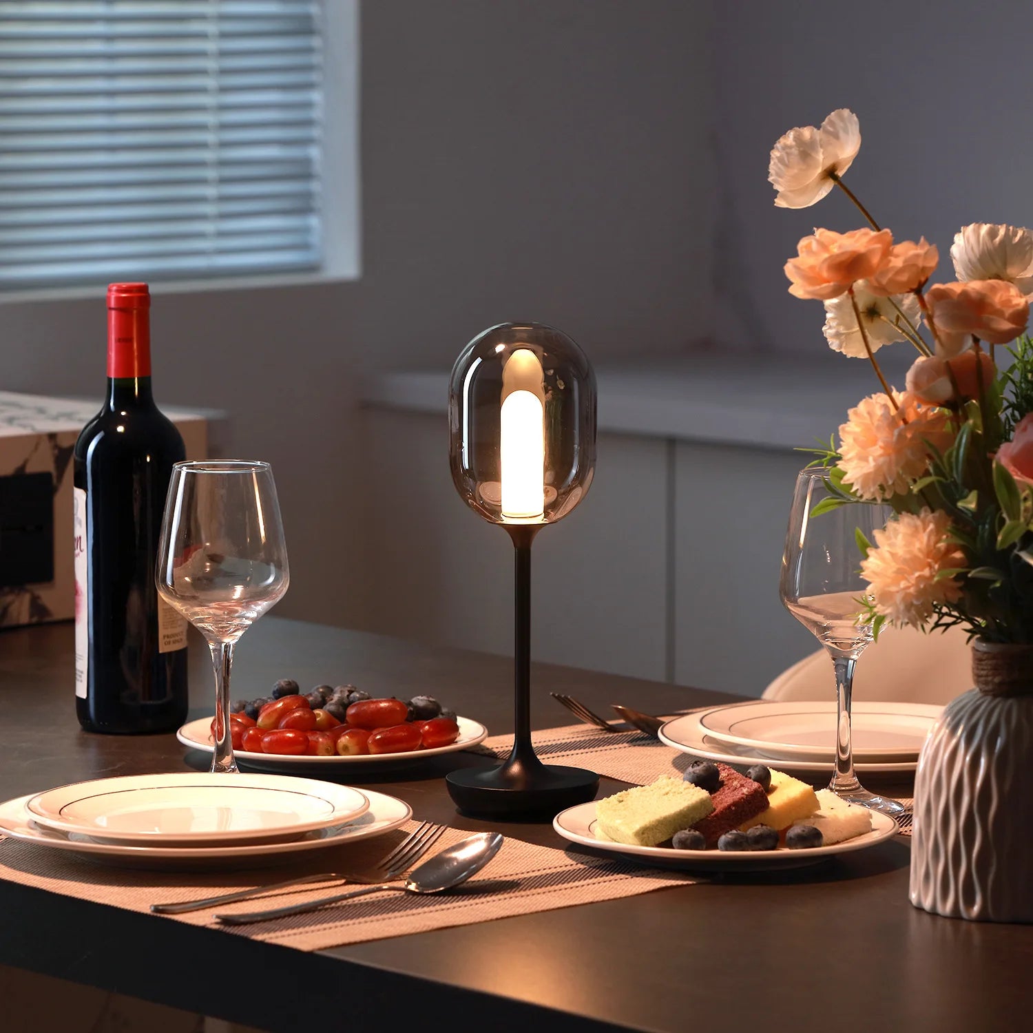 Rechargeable Wireless Touch Table Lamp - Solis