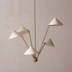 Japanese Multi-heads Wabi-sabi LED Pendant Lamp Riko SPINGAR.COM