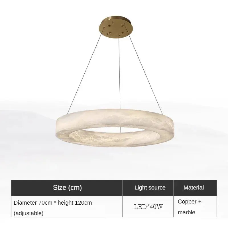 Oscar – Modern Spanish LED Pendant Light with Elegant Marble Design Lampasa.com