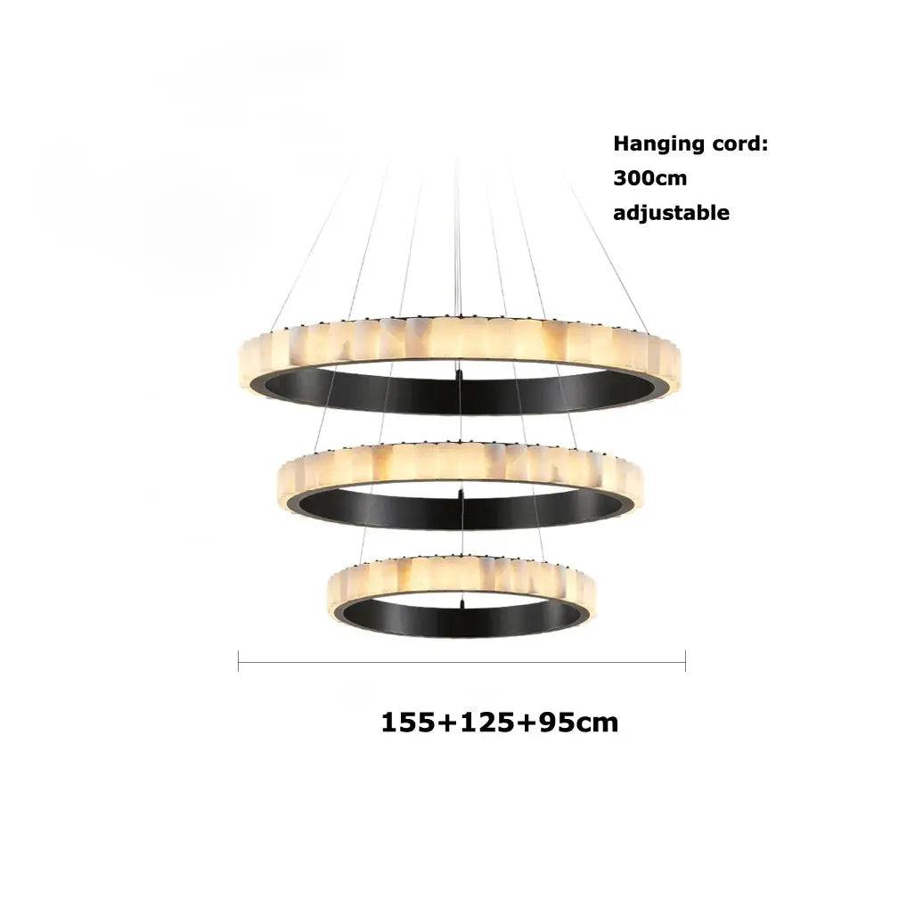 Vimar – Modern Luxury LED Pendant Light with Dimmable Marble Design Lampasa.com