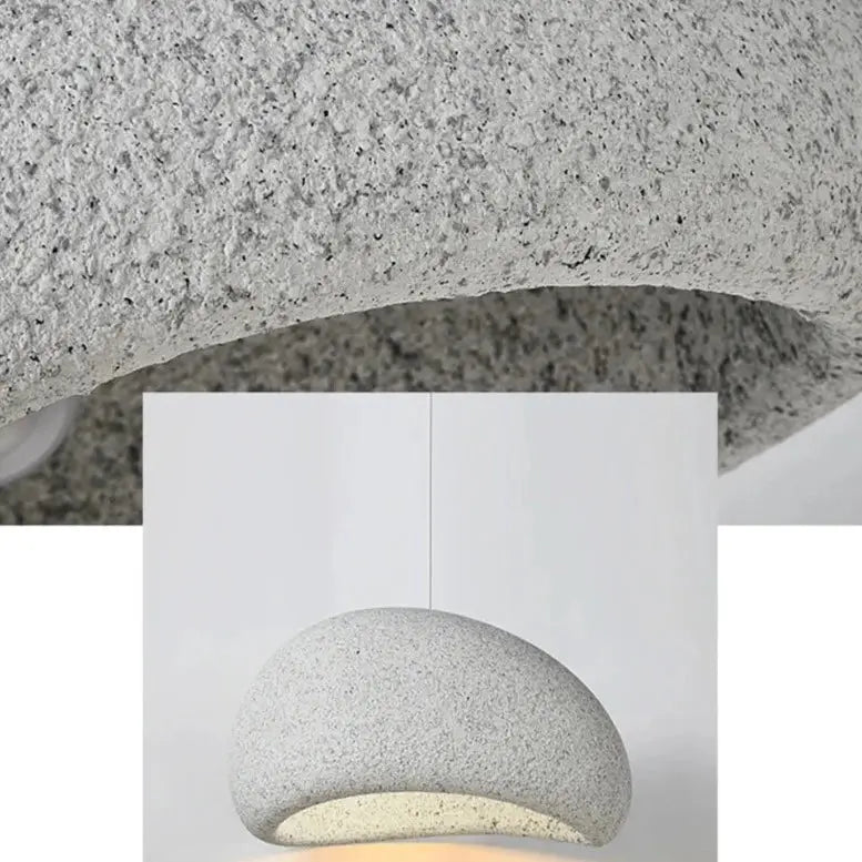 Handmade Japanese Wabi Sabi LED Pendant Lamp Annya SPINGAR.COM