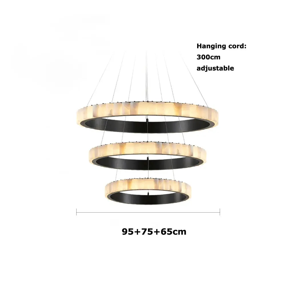 Vimar – Modern Luxury LED Pendant Light with Dimmable Marble Design Lampasa.com