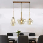 Orya – Artistic Modern Amber Glass LED Pendant Lamp Lampasa.com