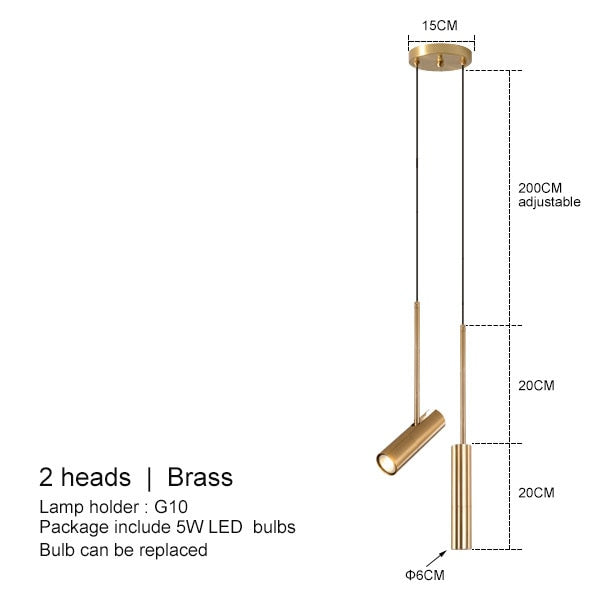 Scandinavian Minimalist LED Pendant Lamp Bendik