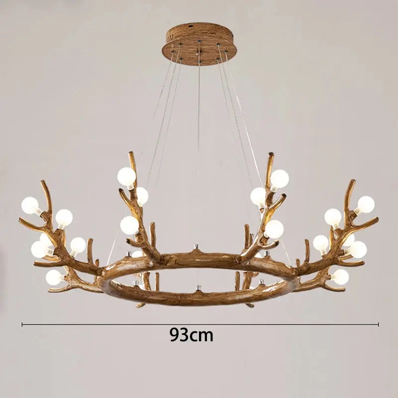 Dane – Rustic Dimmable LED Pendant Light with Tree Branch inspired Design Lampasa.com