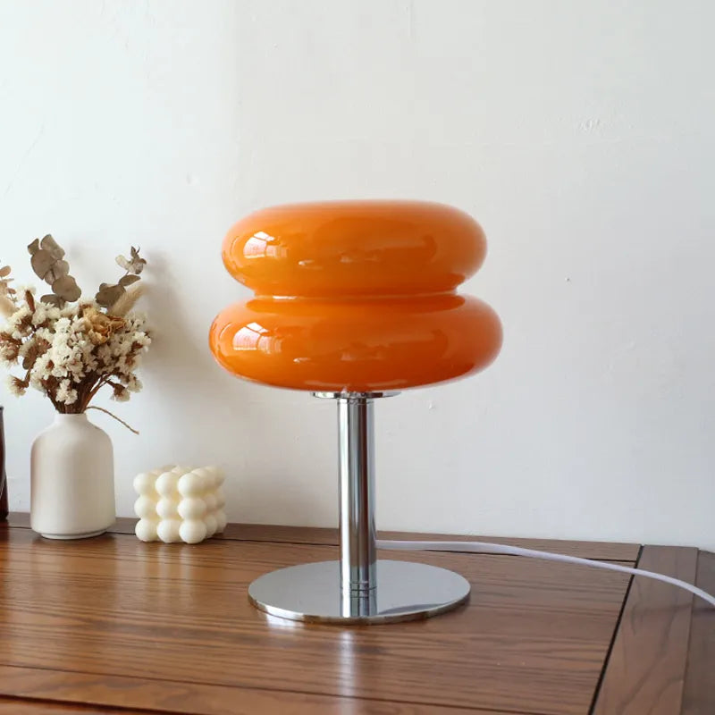 Macaron Color Trichromatic LED Glass Table Lamp Svante