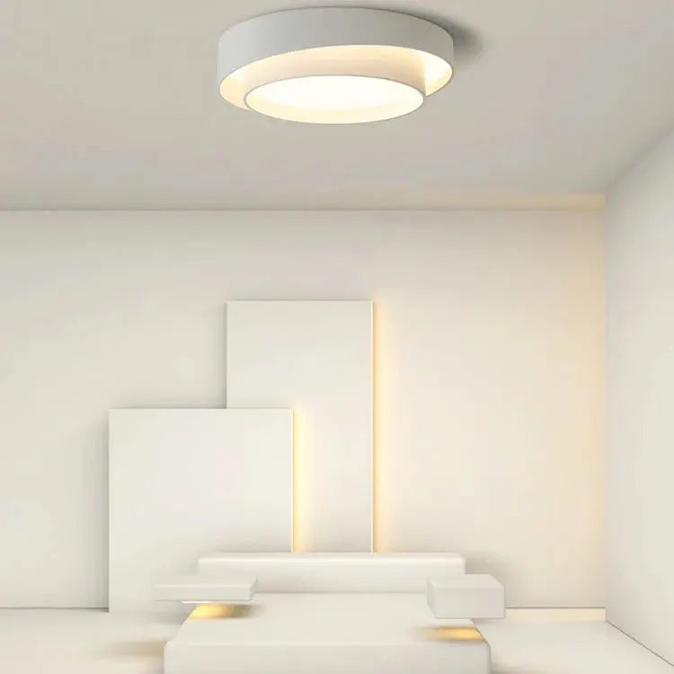 Ozzie – Round Dimmable LED Art Ceiling Lamp for Contemporary Spaces Kozyled