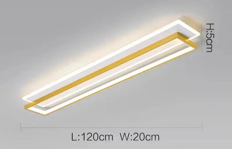 Arvion – Creative Rectangular Dimmable LED Ceiling Lamp Lampasa.com