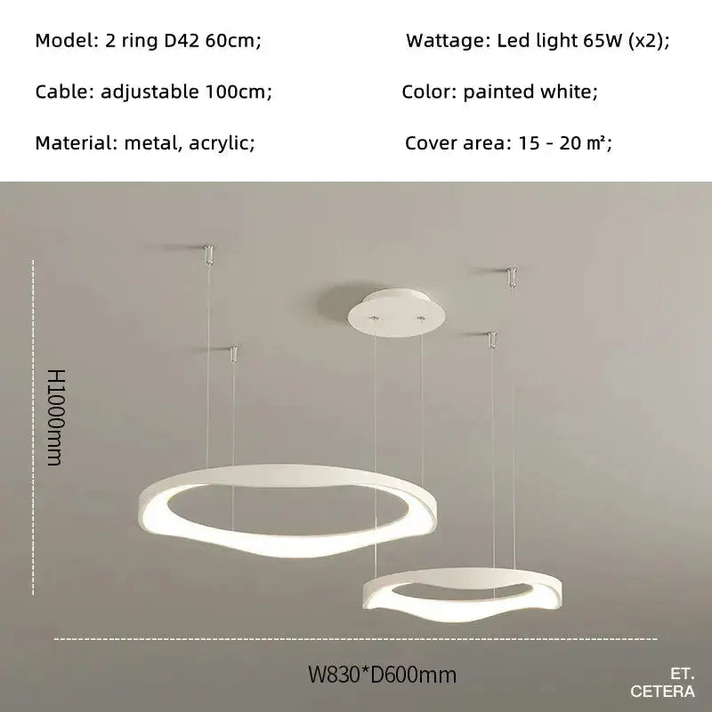 Luuk – Modern Dimmable LED Pendant Light with Creative Design Lampasa.com