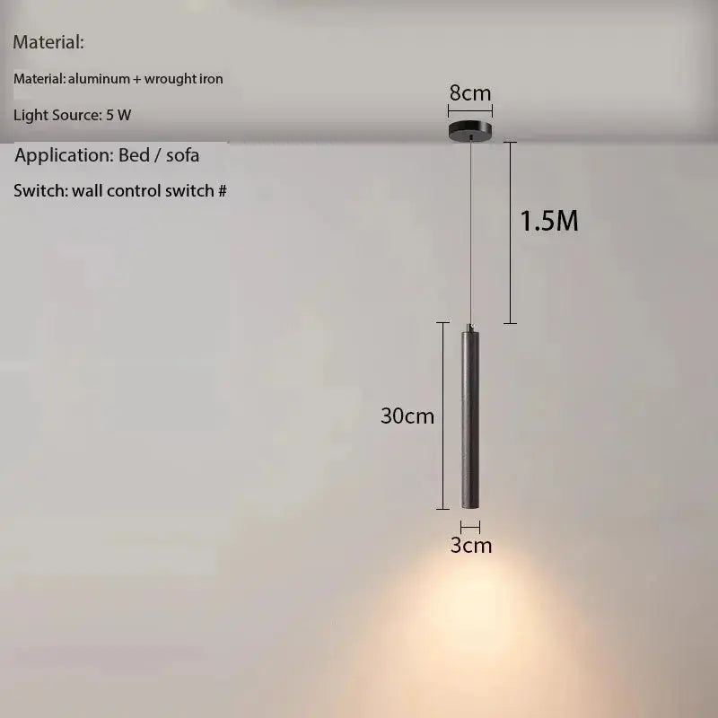 Ovrin – Modern Minimalist Oval & Spot LED Pendant Lamp Lampasa.com