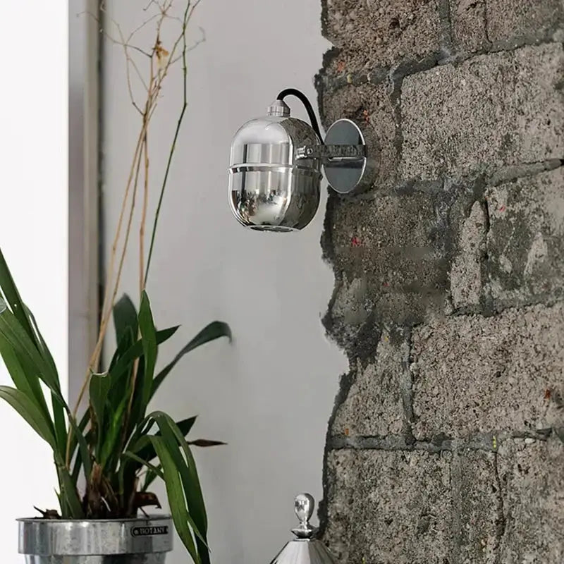 Randel – Chrome Metal LED Wall Light with Sleek Modern Design Lampasa.com