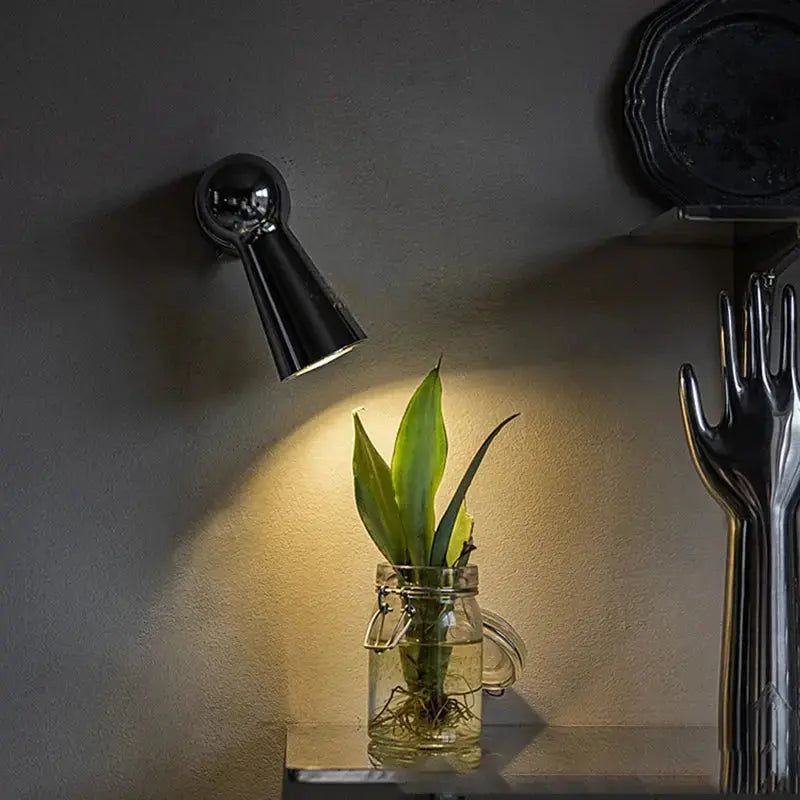 Randel – Chrome Metal LED Wall Light with Sleek Modern Design Lampasa.com