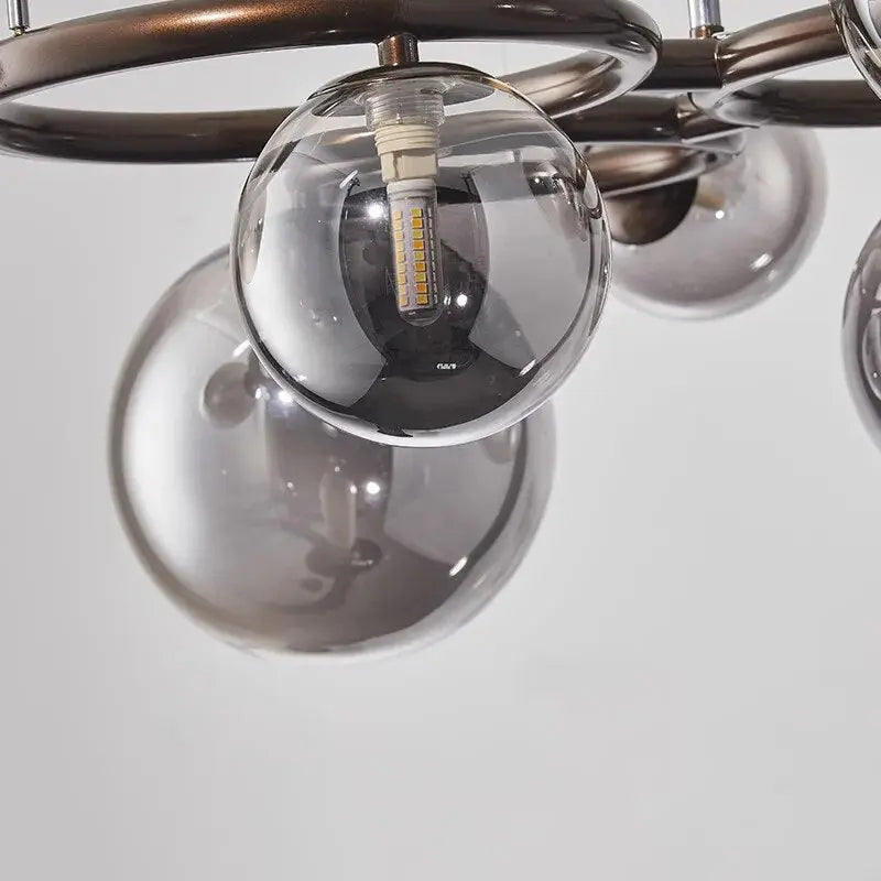 Dimmable Luxury Scandinavian Design Glass Ball LED Pendant lamp Erla SPINGAR.COM