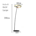 Alberte – Modern Luxury Dimmable LED Ring Floor Lamp Series Lampasa.com