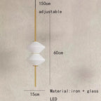 Hedvig – Modern White Glass LED Pendant Lamp Lampasa.com