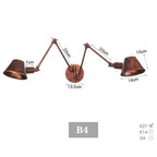 Branson – Modern Rustic LED Wall Light in Black Vintage Finish Lampasa.com