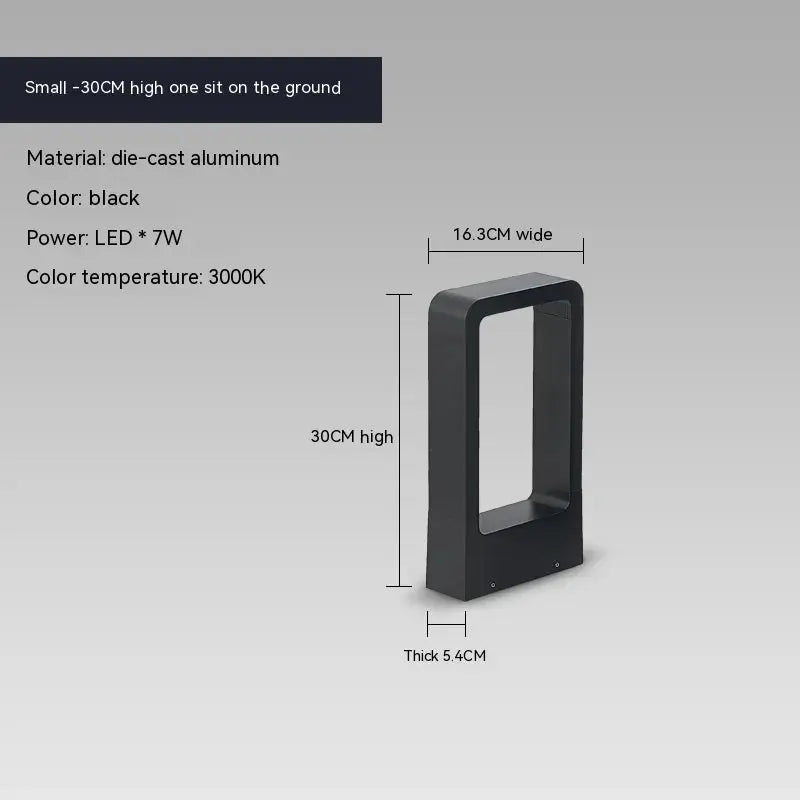 Modern Arch-Shaped IP65 Outdoor LED Floor Lamp for Stylish, Durable Lighting Kozyled