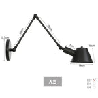 Branson – Modern Rustic LED Wall Light in Black Vintage Finish Lampasa.com