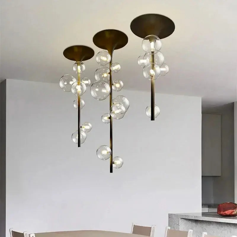 Alfred – Modern Minimalist LED Pendant Light with Glass Ball Design for Ceilings Kozyled.com