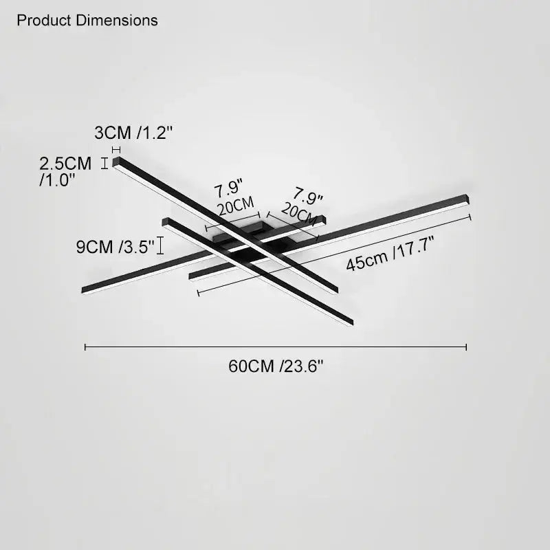 Fenro - Creative LED Strip Dimmable Ceiling Lamp Lampasa.com