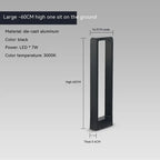 Modern Arch-Shaped IP65 Outdoor LED Floor Lamp for Stylish, Durable Lighting Kozyled