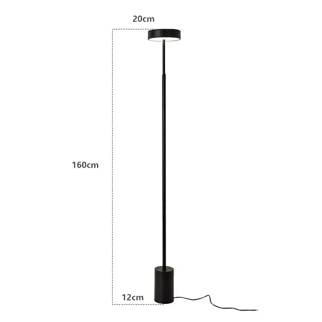 Walter – Minimalist Tall LED Floor Lamp with Dimmable Light for Modern Interiors Lampasa.com