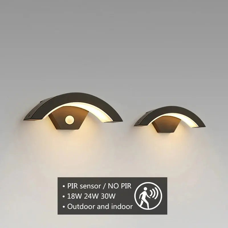 Annalise – Modern Waterproof IP65 Outdoor Motion Sensor LED Wall Lamp for Secure Lighting Kozyled
