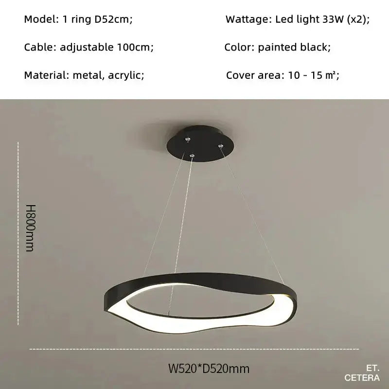 Luuk – Modern Dimmable LED Pendant Light with Creative Design Lampasa.com