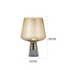 Jens – Modern Italian Blown Glass LED Table Lamp with Sleek Design Kozyled