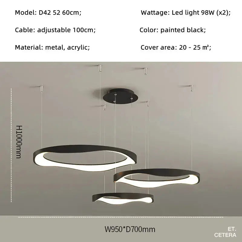 Luuk – Modern Dimmable LED Pendant Light with Creative Design Lampasa.com