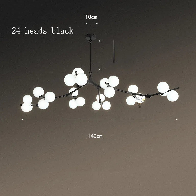 Zweig-Stil Alejandra™ LED-Insel-Pendelleuchte im Moderne