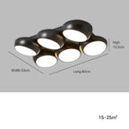 Lykke – Nordic Honeycomb Style LED Ceiling Lamp for Modern, Geometric Lighting Kozyled