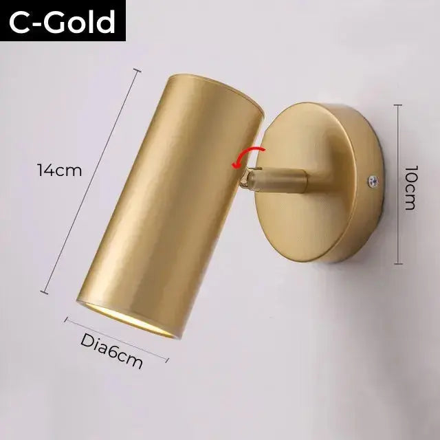 Selvien – Nordic Adjustable LED Bedside Reading Wall Lamp Lampasa.com