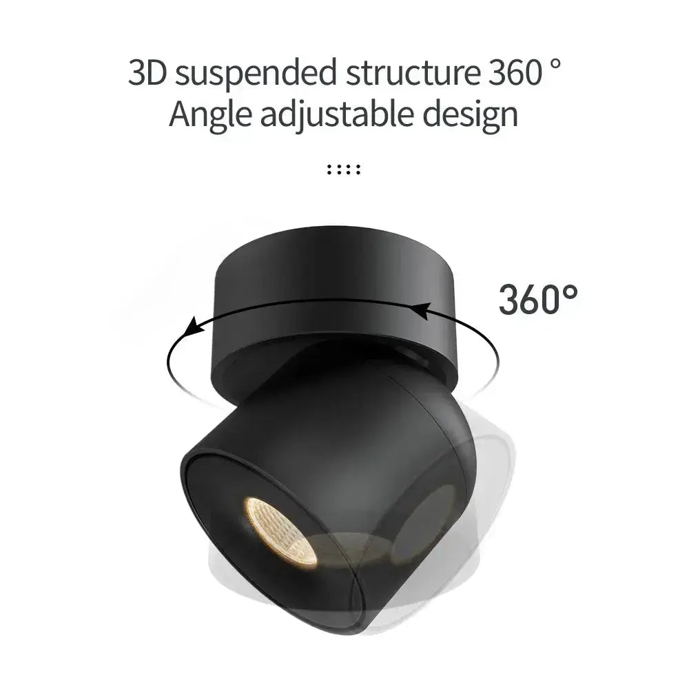 Dimmable 360° rotatable LED spotlight - Lysa Lampasa.com