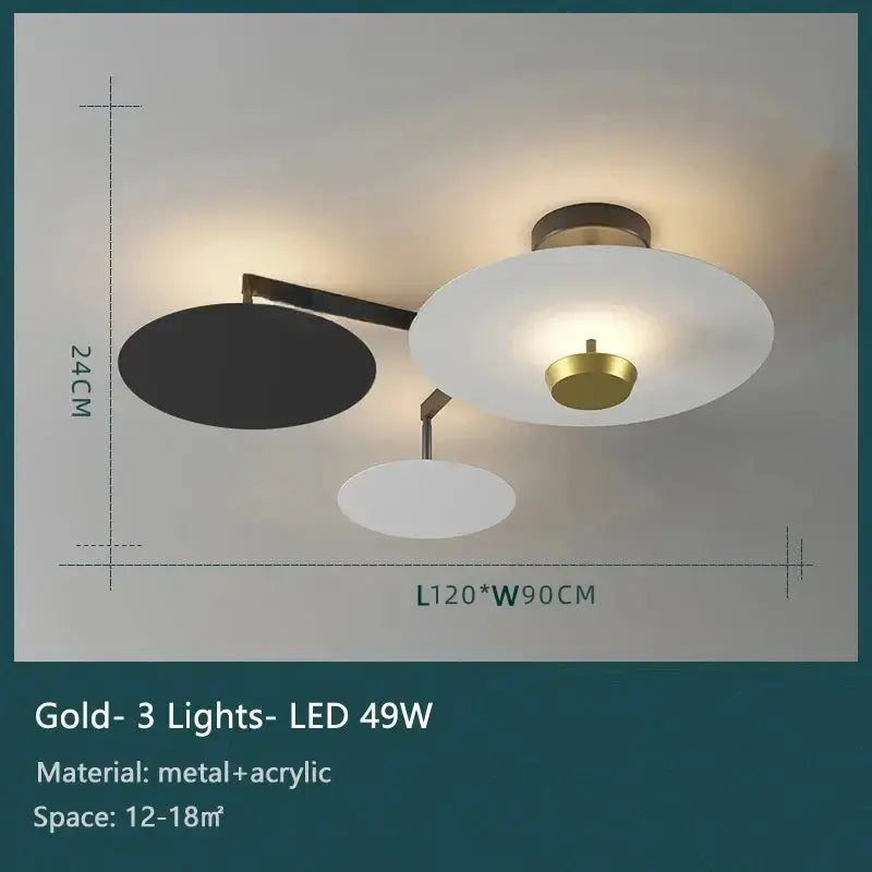 Steinar – Artistic Acrylic LED Dimmable Ceiling lamp Lampasa.com