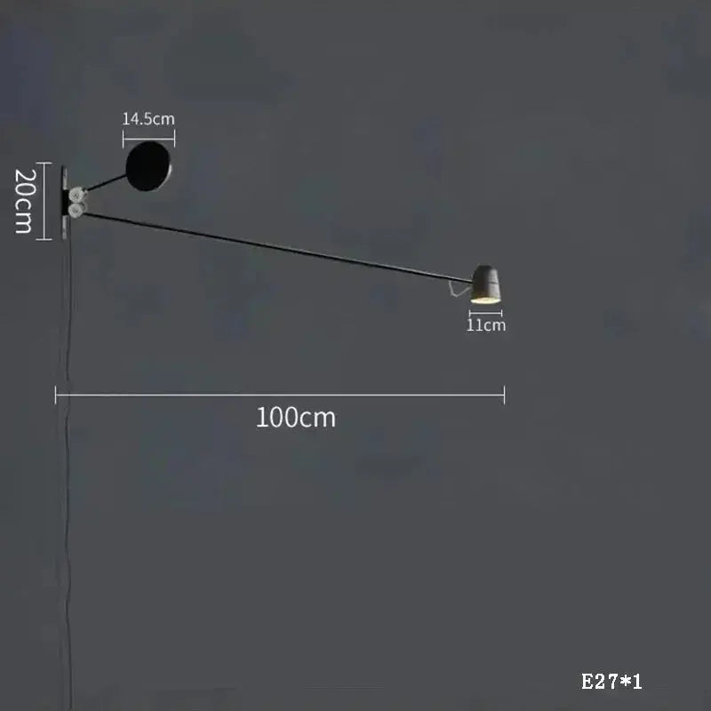 Arden – Adjustable Swing Arm Wall Lamp Lampasa.com