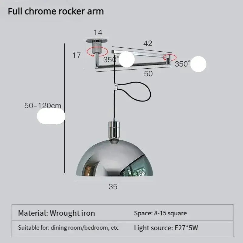 Draxel – Modern Retro Telescopic LED Pendant Lamp Lampasa.com