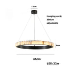 Vimar – Modern Luxury LED Pendant Light with Dimmable Marble Design Lampasa.com