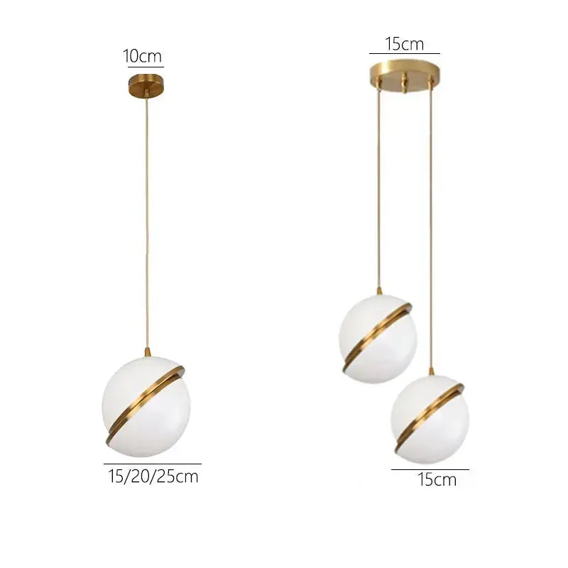 Neris – Modern Scandinavian Acrylic LED Pendant Lamp Lampasa.com