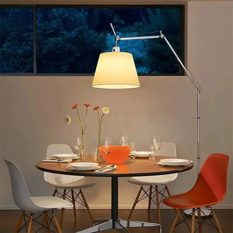 Filippa – Modern Arc Dimmable LED Floor Lamp Lampasa.com