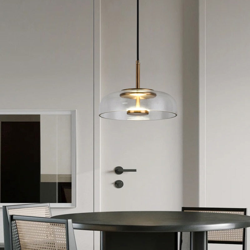 Modern Glass LED Pendant Lamp Orsola
