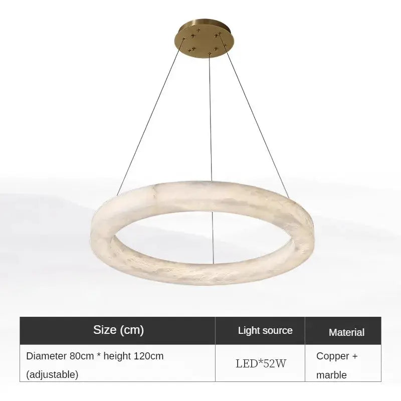 Oscar – Modern Spanish LED Pendant Light with Elegant Marble Design Lampasa.com