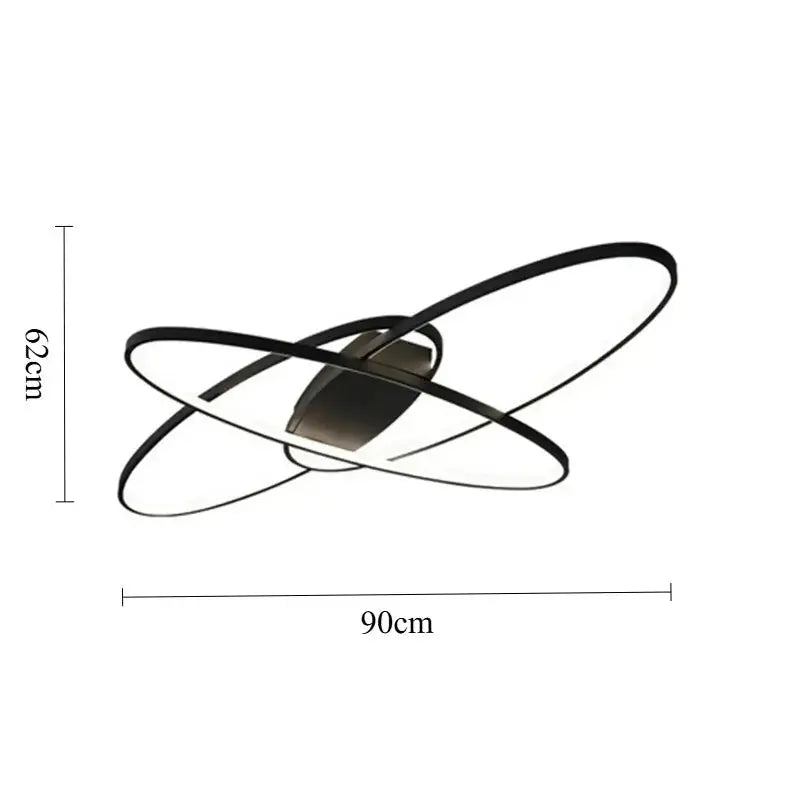 Ezria – Creative Geometric LED Ceiling Lamp Lampasa.com