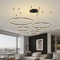 Nirvik – Modern Scandinavian Dimmable LED Ring Pendant Lamp Lampasa.com