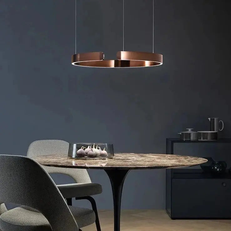 Modern Luxury Ring LED Pendant Lamp Alberte SPINGAR.COM