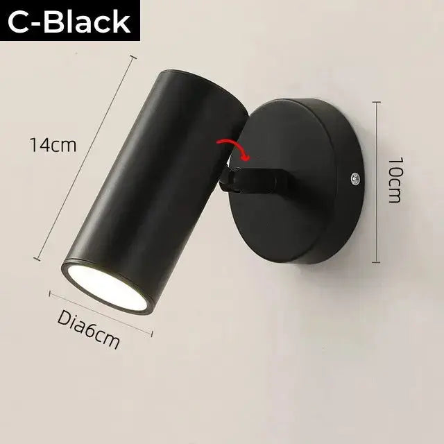 Selvien – Nordic Adjustable LED Bedside Reading Wall Lamp Lampasa.com