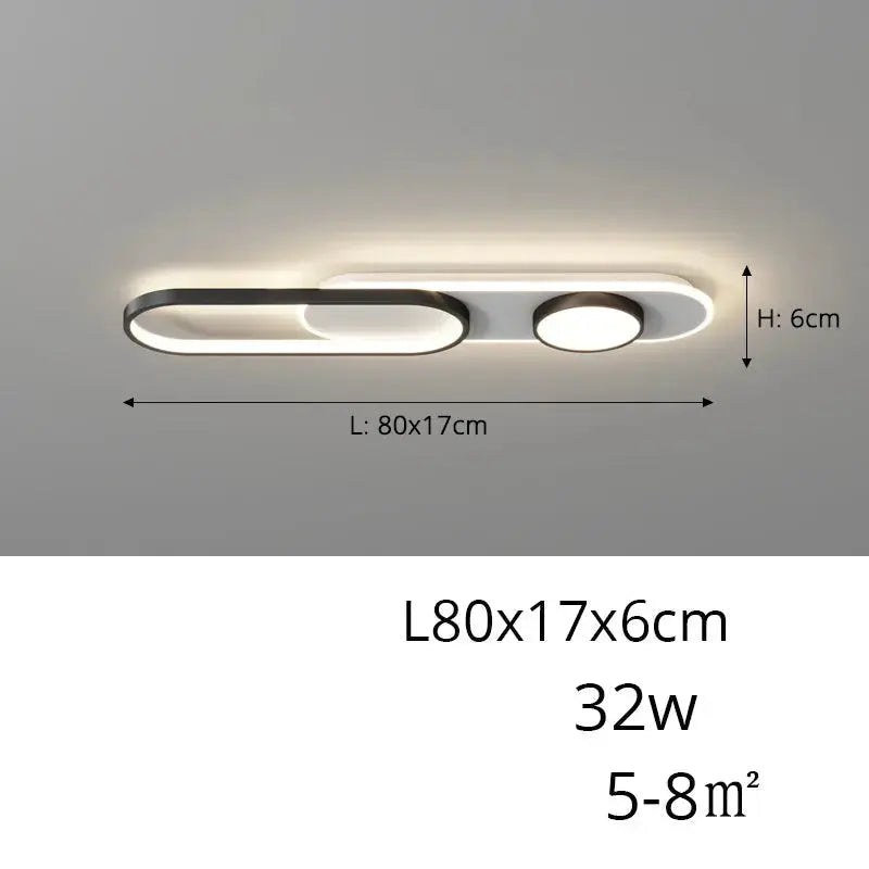 Lunaris – Nordic Modern LED Ceiling Lamp Lampasa.com