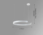 Modern Luxury Ring LED Pendant Lamp Alberte SPINGAR.COM