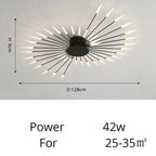 Fan-shaped LED ceiling light Arlo™ Spingar.com