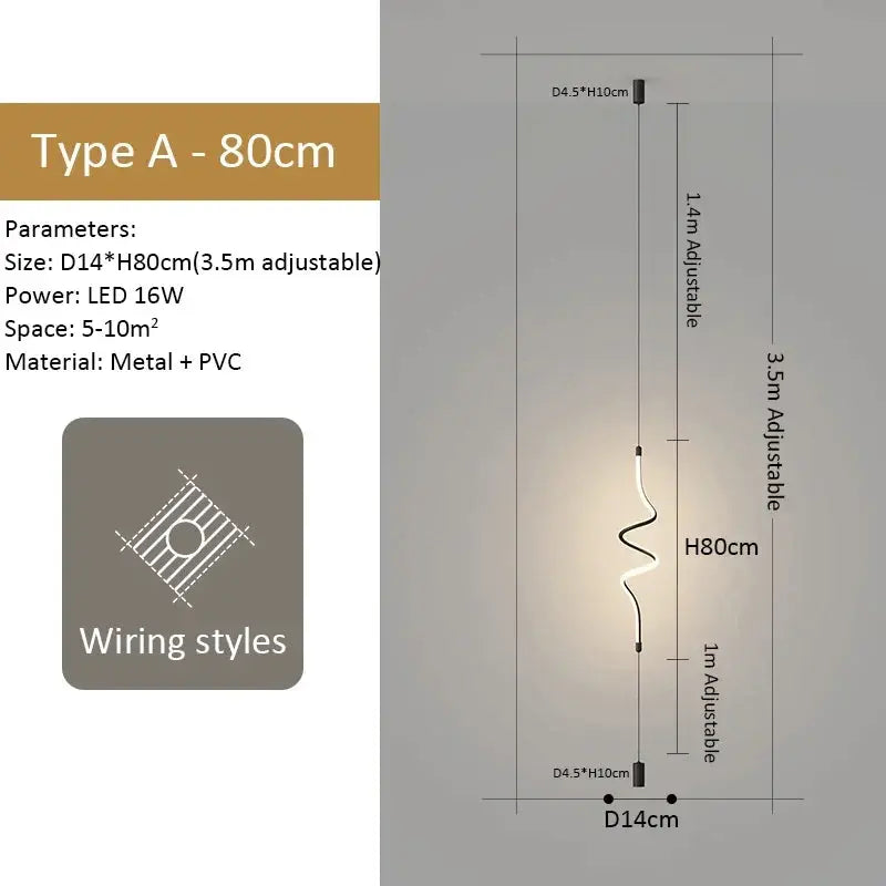 Minimalist Modern LED Floor Lamp Bjorn SPINGAR.COM